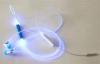 3.5mm Stereo Flashing Light LED Visible Earphone With Microphone / Mic