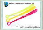 Eco friendly PP plastic shoe horn with round handle , Offset printing