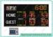 Red / Yellow Electronic Cricket Scoreboard Aluminum Housing with CE RoHS FCC