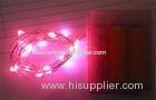 Outdoor LED String Lights Warm White / Pink For Patio, Pathway / Low Voltage String Lights