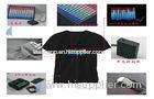 Music Actived EL Equalizer Glowing Light T - Shirt Panel With DC6V Battery