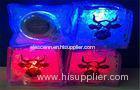 Water Sensor Diamond Blue Pink LED Ice Cubes / Lighted Ice Cubes For Drinks