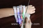 Wireless Remote Controlled LED Light Up Bracelet With Battery Inside For Night Party