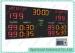 Single Sided Display Handball Scoreboard Led Ultra Bright , Red Yellow Green