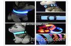 Personalized LED Nylon Webbing Glow Pet Collar , LED Dog Collar Lights