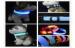 Personalized LED Nylon Webbing Glow Pet Collar , LED Dog Collar Lights