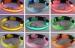 White Red Purple LED illuminated Collars Controled By The Button / Pet Accessories