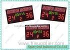 High School Handball Scoreboard With Timer , Letters And Digits Scorer Display