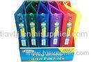 1.5 inch O - ring office binders 0.7mm Poly For hold documents photocopies