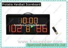 AC 110V AC 220V Protable Handball Scoreboard Display With IR Controller