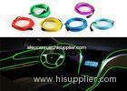 Red Green Light Up EL Wire For Festival Decoration / Glow In The Dark Wire