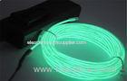 Rigid Green Color EL Lighting Wire String Light For Instrument Display AC 110 - 220V