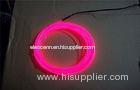 High Luminance Lighting EL Wire Pink / Neon Glowing Strobing Electroluminescent Wire