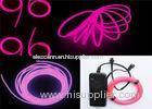 100~150cd.m2 Polar Light 3 Glow EL Wire Purple For Children Placing , Home