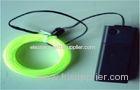 Grass Green Color Portable 4mm / 5mm EL Wire Kits For Fence Decorative / Dynamic EL Cable
