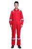 Professional Washing Flame Retardant Coveralls Workwear With Reflective Tape