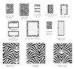 Zebra Design Series customized journals , printed memo pads , portfolio folders with pockets