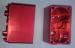 Red Anodized Custom Precision CNC Machining Services Aluminum Electronic Enclosures