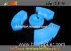 Modern commercial Lightweight led bar stools and chairs with LED lights