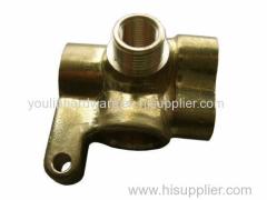 Forged sand blasting brass welding components