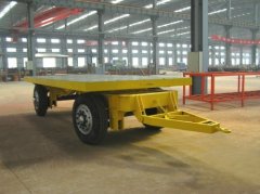 20ft 10T 4 axle lowboy flatbed towing utility full trailer