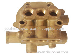 Forged OEM sand blasting brass multiple valve