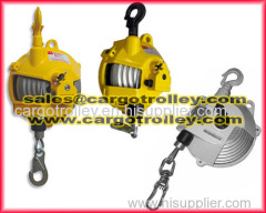 Spring tools balancer working capacity from 1.0 kg to 400kg