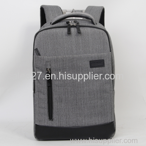 sofe waterproof linen laptop backpack computer backpack
