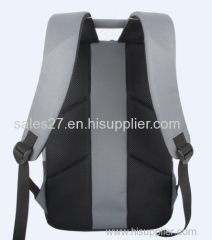 grey linen laptop backpack computer backpack