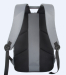 grey linen laptop backpack computer backpack