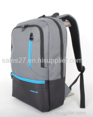 grey linen laptop backpack computer backpack