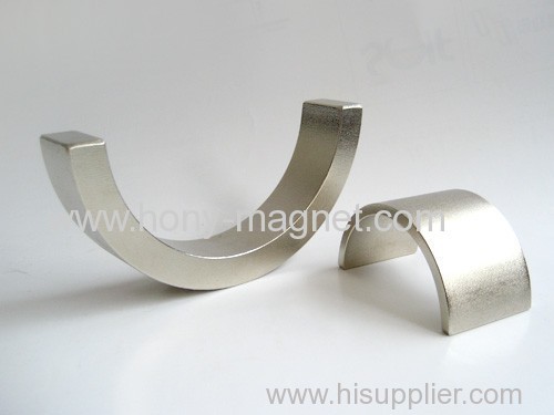High Quality Neodymium Arc Shape Magnets For Electric Motors