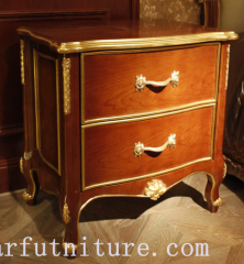 Bedside side table wooden handcraft cabinet