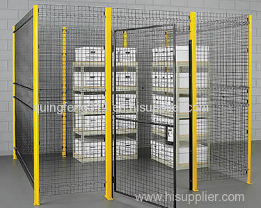 Heavy Duty Wire Mesh Partition with Strong Reinforcement