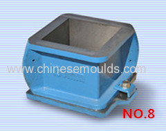 two parts Cast iron cube mould