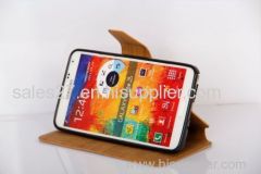 Exquisite wood linen cell phone case for most to Note3 5.7 inch