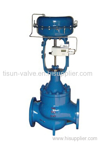 pneumatic cage type regulating valve