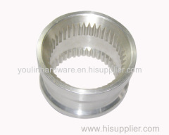 Silver aluminum clamping parts