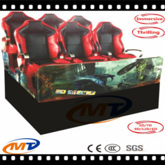 Motion flight simulator 5D cinema 7D simulator theater cabin sale