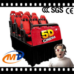 Motion flight simulator 5D cinema 7D simulator theater cabin sale