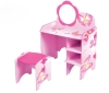 Wooden Kid Vanity and Stool