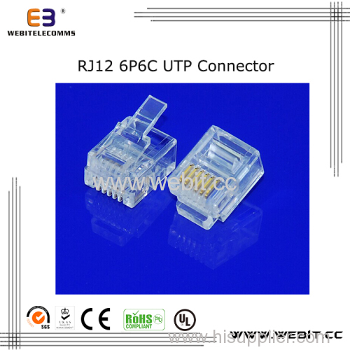 Telephone connector RJ12 6P6C UTP connector