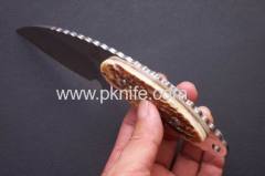 quality fixed blade hunting knives with bone handle and buy knives online