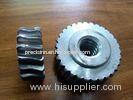 Customized Precision forged metal worm Gear Hobbing Services support zinc plated
