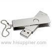 Metal Twister Silver 8GB USB Thumb Drives support Silk Printing Logo