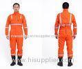 Breathable Wildland Fire Clothing / Fire Safety Wear High Visibility EN11612 NFPA2112