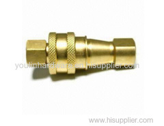 Brass polishing pump fitting