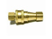 Brass polishing pump fitting