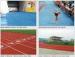 Outdoor Rubber Flooring Running Track Surfaces for High School , College