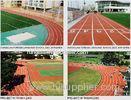 Stadium Synthetic Running Track Surfaces / Rubber Athletic Flooring